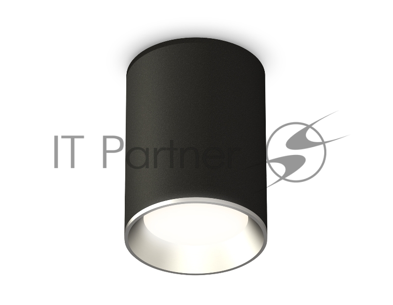 Светильник Ambrella Light XS6313002 SBK/PSL черный песок/серебро полированное MR16 GU5.3 (C6313, N6104)