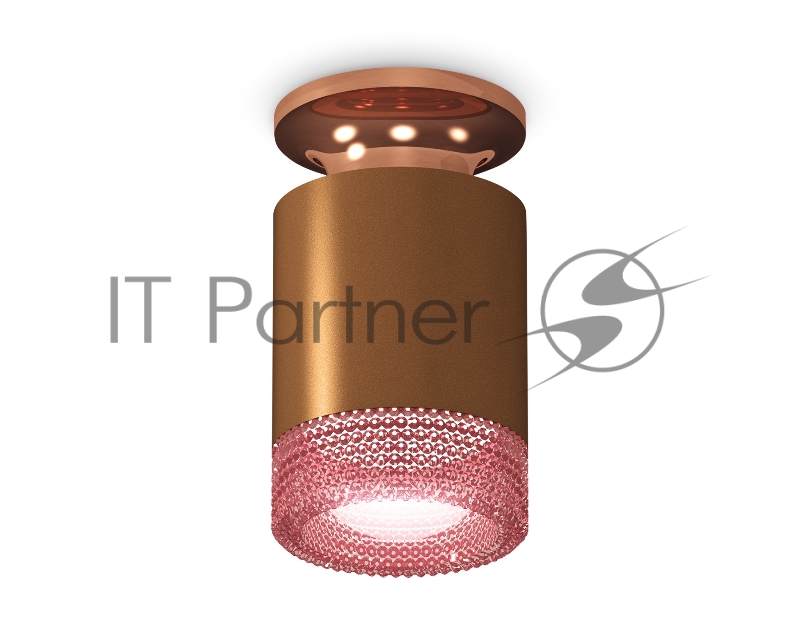 Светильник Ambrella Light XS6304151 SCF/PPG/PI кофе песок/золото розовое полированное/розовый MR16 GU5.3 (N6906, C6304, N6152)