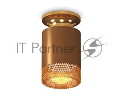 Светильник Ambrella Light XS6304131 SCF/PYG/CF кофе песок/золото желтое полированное/кофе MR16 GU5.3 (N6905, C6304, N6154)
