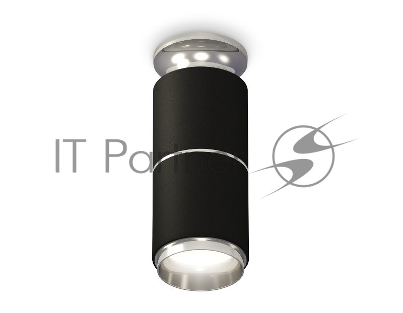 Светильник Ambrella Light XS6302221 SBK/PSL черный песок/серебро полированное MR16 GU5.3 (N6903, C6302, A2060, N6122)