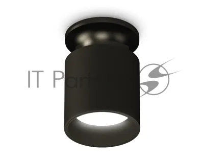 Светильник Ambrella Light XS6302101 SBK/PBK черный песок/черный полированный MR16 GU5.3 (N6902, C6302, N6111)