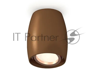 Светильник Ambrella Light XS1124001 SCF/PPG кофе песок/золото розовое полированное MR16 GU5.3 (C1124, N7005)