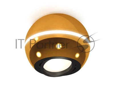 Светильник Ambrella Light XS1105010 PYG/PBK золото желтое полированное/черный полированный MR16 GU5.3 LED3W 4200K(C1105,N7002)