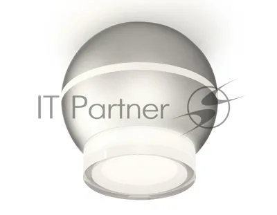 Светильник Ambrella Light XS1103031 SSL/FR/CL серебро песок/белый матовый/прозрачный MR16 GU5.3 LED 3W 4200K (C1103, N7160)