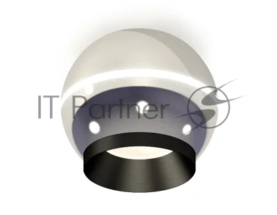 Светильник Ambrella Light XS1104001 PSL/PBK серебро полированное/черный полированный MR16 GU5.3 LED 3W 4200K (C1104, N7031)