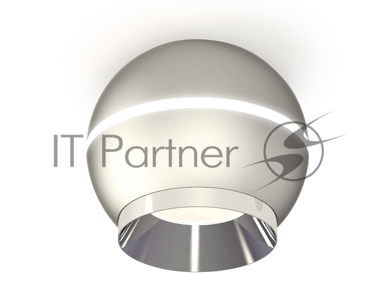 Светильник Ambrella Light XS1103002 SSL/PSL серебро песок/серебро полированное MR16 GU5.3 LED 3W 4200K (C1103, N7032)