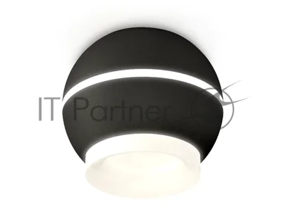Светильник Ambrella Light XS1102041 SBK/FR черный песок/белый матовый MR16 GU5.3 LED 3W 4200K (C1102, N7165)
