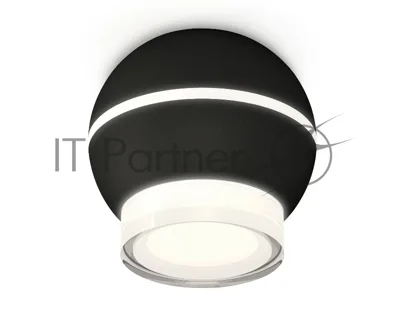 Светильник Ambrella Light XS1102042 SBK/FR/CL черный песок/белый матовый/прозрачный MR16 GU5.3 LED 3W 4200K (C1102, N7160)