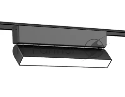 Светильник трековый светодиодный GV1486 BK черный IP20 10W 4200K 48V 230x26x80