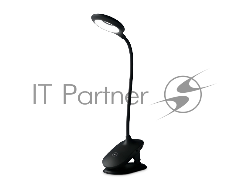 Светодиодная настольная лампа Ambrella light DE703 BK черный LED 3000-6000K 6W