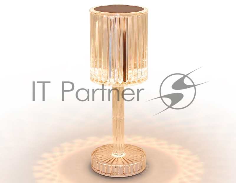 Настольная светодиодная лампа Ambrella light DE8066 CL прозрачный LED 3000K/4200K/6400K 3W