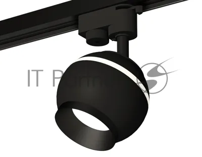 Светильник Ambrella light XT1102002 SBK/PBK черный песок/черный полированный GU5.3 LED 3W 4200K (A2521, C1102, N7031)