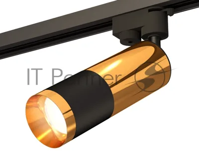 Светильник Ambrella light XT6302070 SBK/PYG черный песок/золото желтое полированное MR16 GU5.3