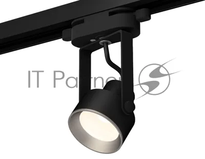 Светильник Ambrella light XT6602002 PBK/PSL черный полированный/серебро полированное MR16 GU10 (C6602, N6104)