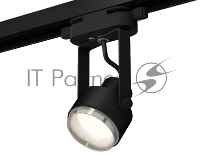 Светильник Ambrella light XT6602021 PBK/PSL черный полированный/серебро полированное MR16 GU10 (C6602, N6122)