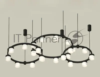 Светильник Ambrella light XR92092210/22 SBK/FR черный песок/белый матовый GX53 (A9209, C9242, C9238, C9232, N8402)