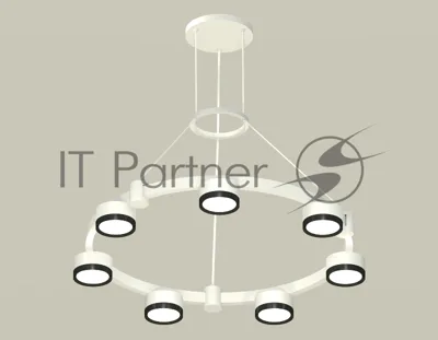 Светильник Ambrella light XR92031501/7 SWH/PBK белый песок/черный полированный GX53 (A9203, C9236, N8113)