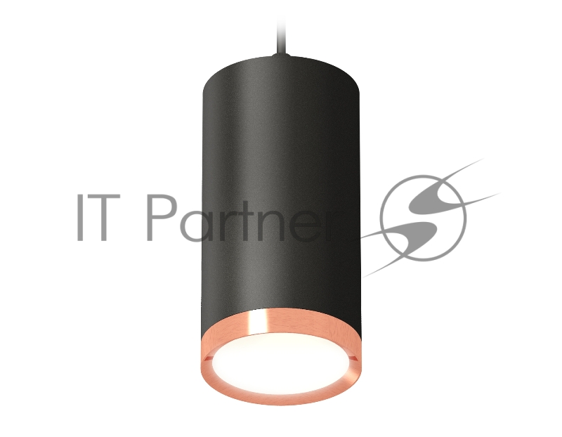 Светильник Ambrella Light XP8162014 SBK/PPG черный песок/золото розовое полированное GX53 (A2333, C8162, N8126)