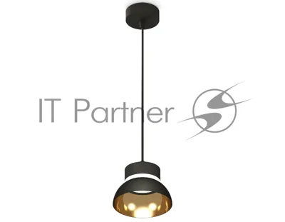 Светильник Ambrella Light XP8111051 SBK/PYG/CL черный песок/золото желтое полированное/прозрачный GX53