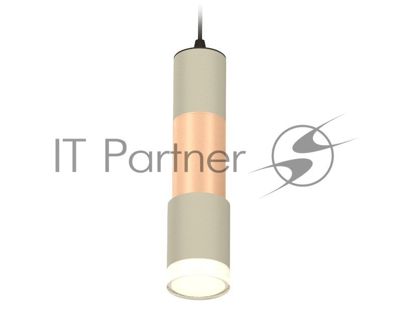 Светильник Ambrella Light XP7423062 SGR/PPG/CL серый песок/золото розовое полированное/прозрачный MR16 GU5.3
