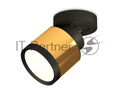 Светильник Ambrella Light XM8121001 PYG/SBK/PBK золото желтое полированное/черный песок/черный полированный GX53