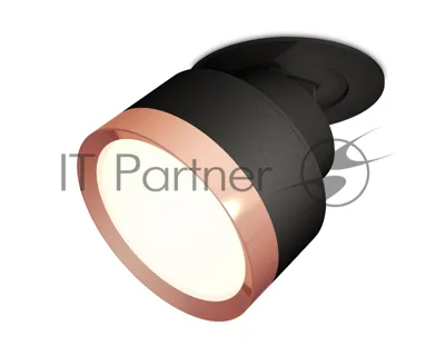 Светильник Ambrella Light XM8102503 SBK/PPG черный песок/золото розовое полированное GX53 (A2242, A2106, C8102, N8126)