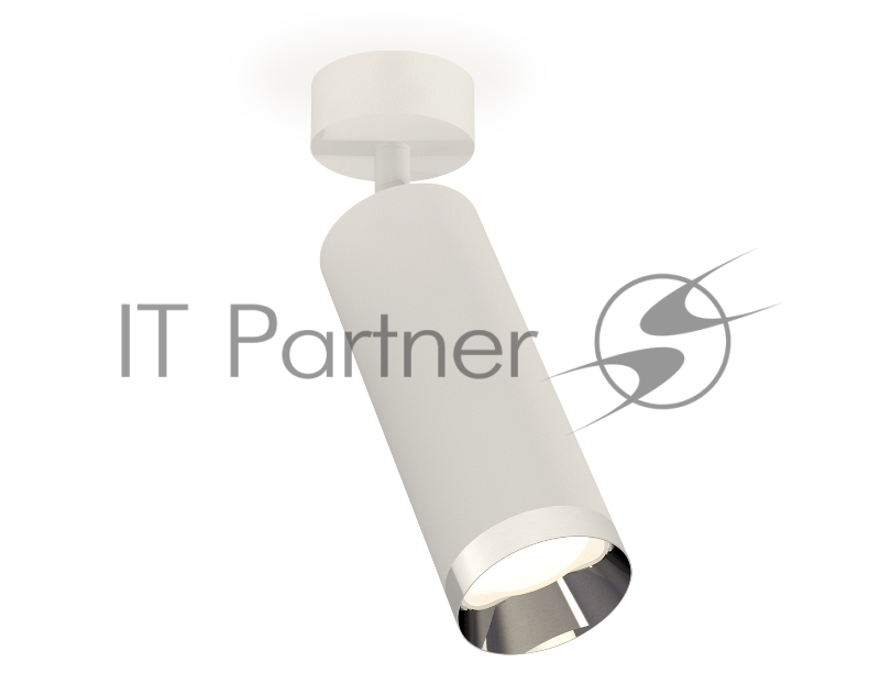 Светильник Ambrella Light SWH/PSL белый песок/серебро полированное MR16 GU5.3 (A2202, C6342, N6132)