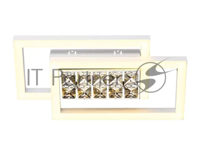 Настенно-потолочный светодиодный светильник Ambrella light FA107 WH белый 15W 3000K 380*200*85 (Без ПДУ)