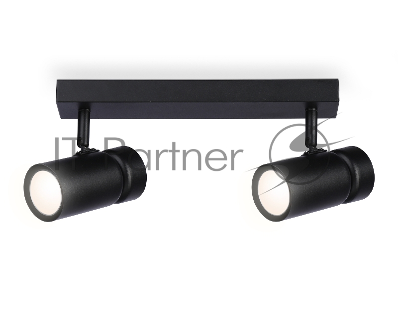 Накладной поворотный спот Ambrella light TA13178/2 BK черный GU10/2 max 12W 295*60*130