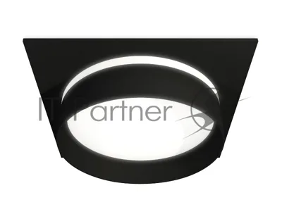 Комплект встраиваемого светильника Ambrella light XC8062020 SBK/FR черный песок/белый матовый GX53 (C8062, N8462)