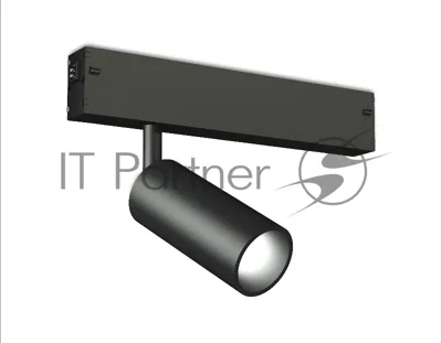 Светильник светодиодный трековый для шинопровода Magnetic Ambrella light GL1610 BK черный IP20 7W 4200K 220V 36° D35*80 (Без ПДУ)