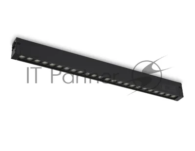 Светильник светодиодный трековый для шинопровода Magnetic Ambrella light GL1740 BK черный IP20 24W 4200K 220V 24° 455*25*42 (Без ПДУ)
