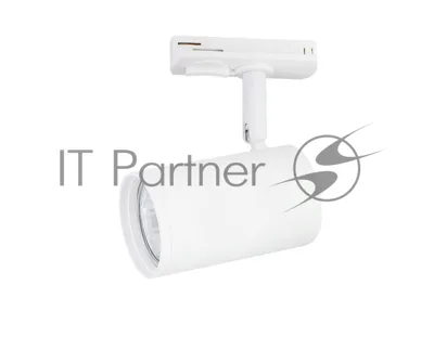Трековый однофазный светильник со сменной лампой Ambrella light GL5128 WH белый GU10 max 12W