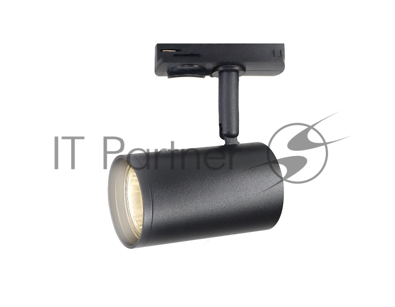 Трековый однофазный светильник со сменной лампой Ambrella light GL5129 BK черный GU10 max 12W