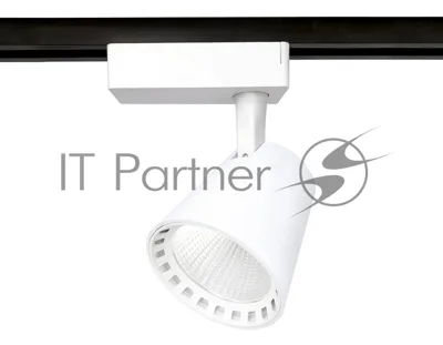 Трековый однофазный светодиодный светильник Ambrella light GL5975 WH белый LED 24W 4200K 24°