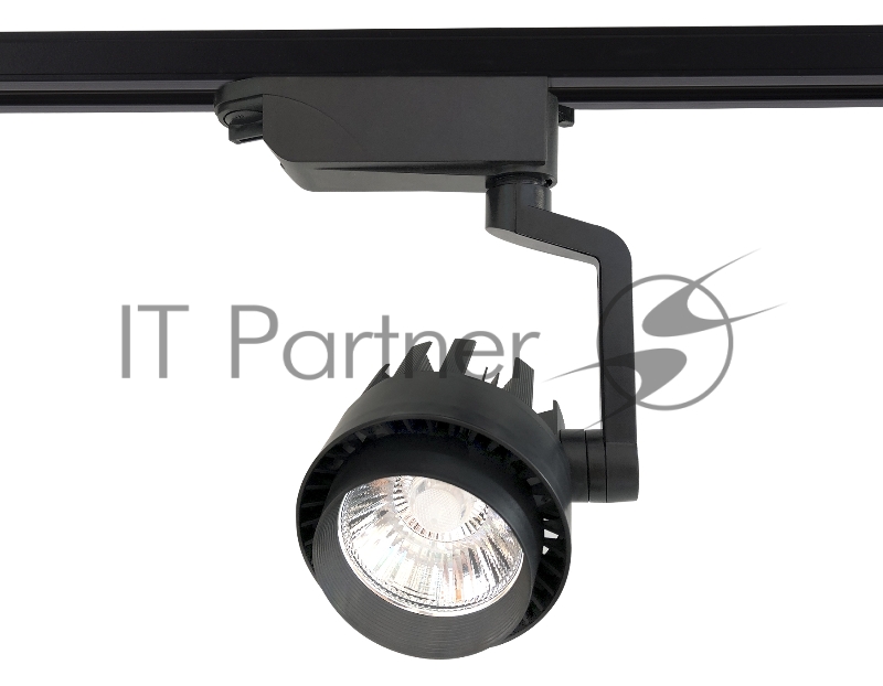 Трековый однофазный светодиодный светильник Ambrella light GL6107 BK черный LED 10W 4200K 24°