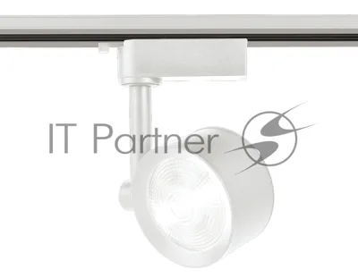 Трековый однофазный светодиодный светильник Ambrella light GL6388 WH белый LED 7W 4200K 24°