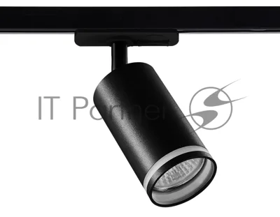 Трековый однофазный светильник Ambrella light GL5202 BK черный GU10 max 12W