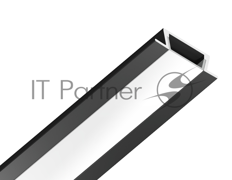 Алюминиевый профиль Ambrella light GP1001BK черный 2000*21.5*6.8