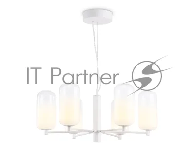 Подвесной светодиодный светильник Ambrella light LH11107/6 WH/FR белый/белый матовый 24W 3000K D630*280