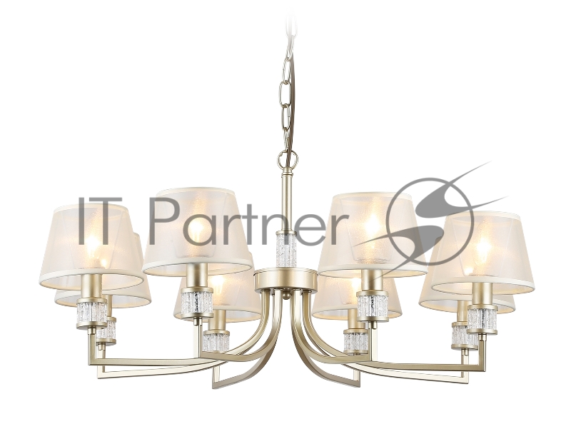 Люстра Ambrella light LH71217/8 CGD золото E14/8 max 40W D790*750