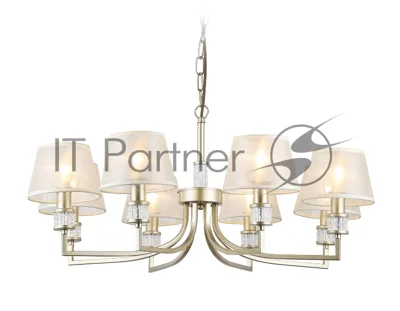 Люстра Ambrella light LH71217/8 CGD золото E14/8 max 40W D790*750