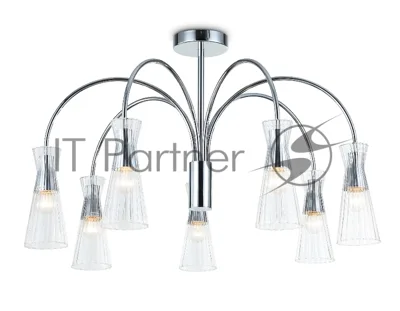 Люстра Ambrella light LH55653/7 СH/CL хром/прозрачный E14*7 max 40W D745*460