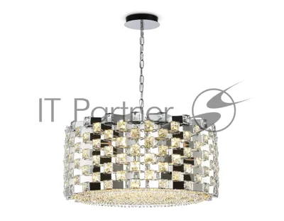Люстра Ambrella light LH41006/18 CH/CL хром/прозрачный E14*18 max 40W D700*320