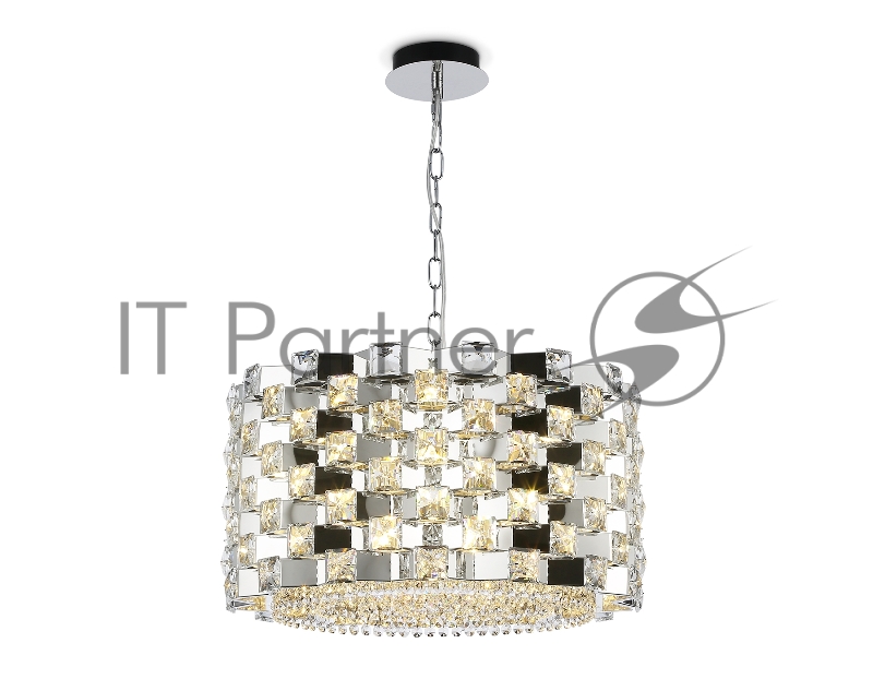 Люстра Ambrella light LH41001/12 CH/CL хром/прозрачный E14*12 max 40W D540*290