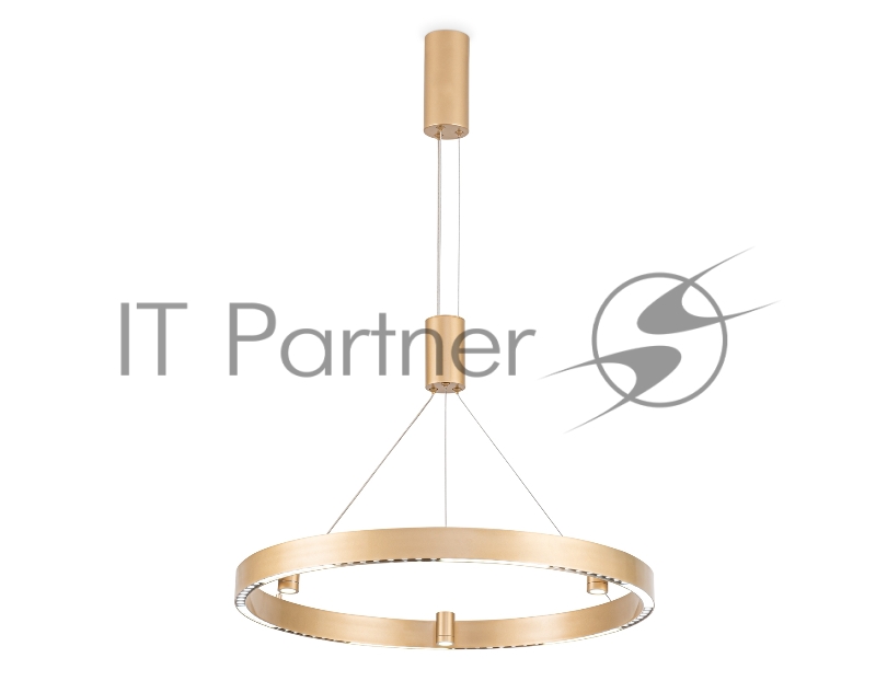 Подвесной светодиодный светильник Ambrella light FL5846/1+3 GD золото 40W 3000K/4200K/6400K D600*1200 (без ПДУ)