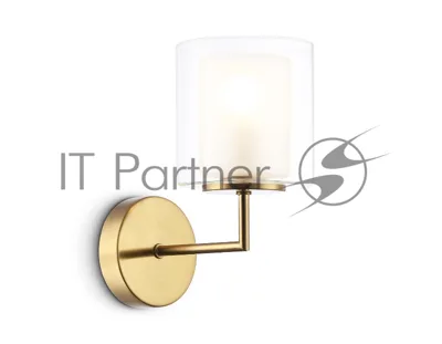 Настенный светильник Ambrella light LH56015 BS/FR латунь/белый матовый E14 max 40W 190*120*220