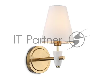 Настенный светильник Ambrella light LH75047 BS/WH латунь/белый E14 max 40W 230*140*270