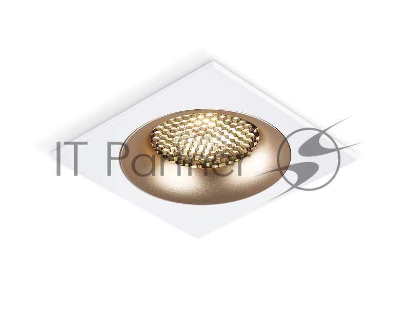 Светильник встраиваемый Ambrella light TN102728 WH/GD белый/золото GU5.3 92*92*23