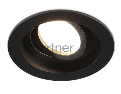 Встраиваемый поворотный точечный светильник Ambrella light TN102756 BK черный IP20 GU5.3 D98*32